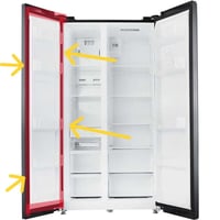 ربلة باب ثلاجة باناسونيك أصلي موديل NR-BS60MSSA ال...