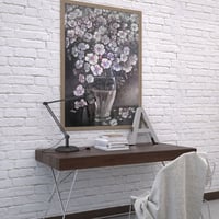 لوحة فازة الأحلام-لوحات جدارية ورد.