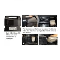 فلتر كمبروسور مولد أكسجين 5 لتر ديفيلبس Devilibs O...