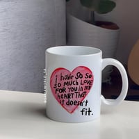 كوب لدي الكثير من الحب