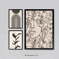 لوحات خشب فن تجريدي