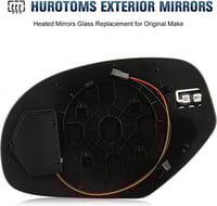 زجاج مراية جانبية للجانب الأيمن للراكب مزودة بإضاء...