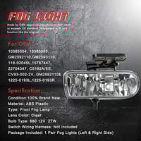 كشافات ضباب بديلة لسيارة جي ام سي سييرا 1999-2002...