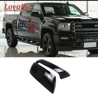 غطاء مرايات سييرا و سلفرادوا لون اسود لامع مديل 20...