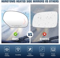 زجاج مراية جانبية للجانب الأيمن للراكب مزودة بإضاء...