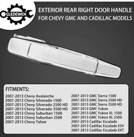 مقبض نيكل للسيارات يوكن تاهو دينالي سوبربان سييرا...