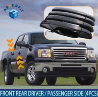 طقم مقابض ابواب لون أسود يوكن - تاهو - سوبربان- سي...