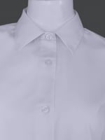 قميص بناتي بياقة مثلثة