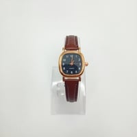 ساعة جلد بني مينا اسود من عمر2سنوات الى9 سنه