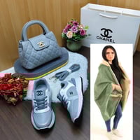 مجموعة هدايا شتوية نسائية - طقم شنطة وشوز وشال