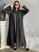 فروة شامواه نسائية اسود