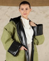 فروات جوخ شتوية فخمة باطراف جلد رجالي ونسائي