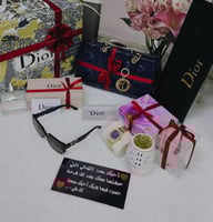 افكار هدايا عيد الاضحى - طقم ديور شنطة ونظارة وساع...