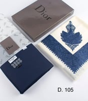 قماش ديور شتوي مع شال كشميري مطرز