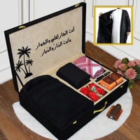 بوكس شتوي فروة رجالية مع شماغ وقماش شتوي