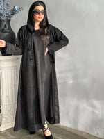 فروة شامواه نسائية اسود