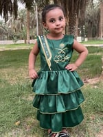 فستان اليوم الوطني بالاسم