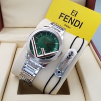 ساعات فندي رجالي جلد درجة اولى