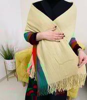 شال شتوي بتصميم قوتشي قطن للجنسين