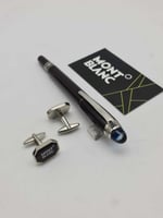 طقم قلم وكبك ماركة مونت بلانك