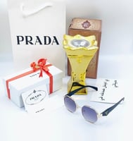 نظارات شمسية نسائية برادا | مع مبخرة هدية وملحقات...