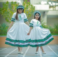 فستان بناتي لليوم الوطني