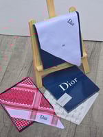 شماغ ديور 2026 - شماغ dior احمر و ابيض