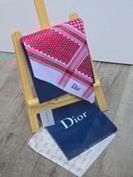 شماغ ديور 2026 - شماغ dior احمر و ابيض