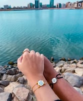 اسواره فضة ايطالي بالاسم - متجر مون