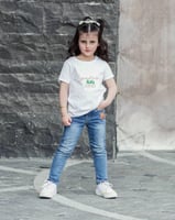 تيشيرت اليوم الوطني للبنات ابيض واسود