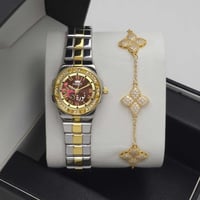 طقم ساعة نسائيه فخمه للهدايا