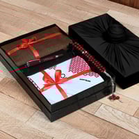 قماش شتوي مونت بلانك مع شماغ وقلم وسبحة