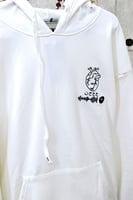 بلوفر شتوي نسائي أبيض طباعة حسب طلبك