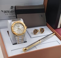 ساعة باقيت - مع طقم اديمارس قلم وكبك ومحفظه