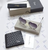 طقم ديور | نظارة شمسية وبوك مع ملحقات كاملة