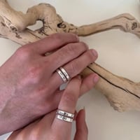 خواتم فضه خالص شكل جديد رجالي ونسائي