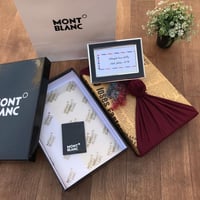 اقمشة ثياب صيفي ماركة مونت بلانك - بوكس هدية بتغلي...