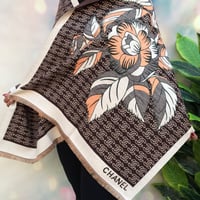 شال شانيل الاصلي- سكارف ماركة نسائي