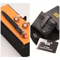 قلم وكبك ماركة مونت بلانك مع بوك رجالي