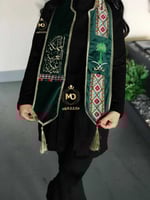 اوشحة يوم التاسيس النسائية - مخمل فاخر مطرز