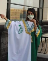 لبس بنات لليوم الوطني