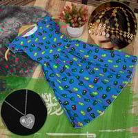 فستان بناتي قرقيعان خامه تفته ناعم