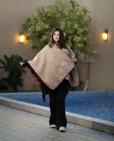 شال شتوي للبنات - سكارف بناتي دبل فيس