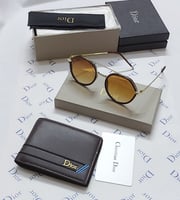 طقم ديور | نظارة شمسية وبوك مع ملحقات كاملة