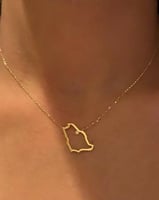 سلسال قلادة خريطة اليوم الوطني