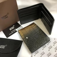 محفظة مونت بلانك جلد