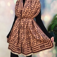 أفخم شال نسائي ماركة فندي شتوي _متجر مون