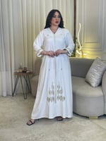 جلابيات نسائية للعيد والمناسبات - قطن مراسي بألوان...