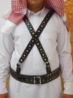 محزم وعقال تراثي مزخرف ذهبي من متجر مون