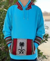 بلوفر نسائي شتوي سدو - هودي أنيق بنقوش تراثية